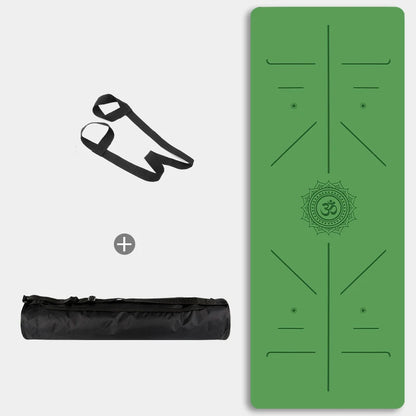 Yoga Mat Non Slip Eco Friendly Fitness Exercise Mat with Carrying Strap Pro Yoga Mats for Women Workout Mats for Home Pilates