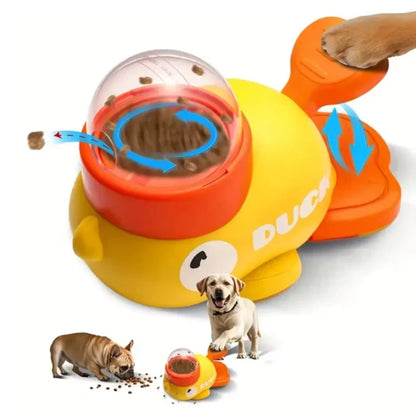 Little Yellow Duck Pet Leaking Device, Interactive Educational Training Toy, Puppy Leaking Feeder & Pet Supplies