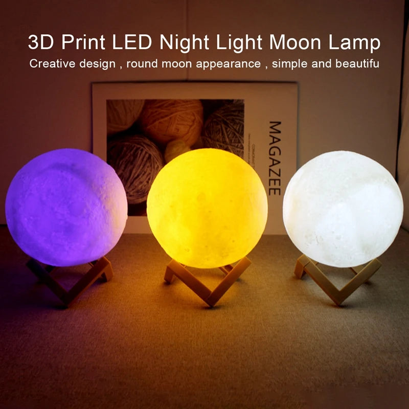 LED-Buchlampe mit Mondlicht und Galaxienlicht, Mond-Nachtlicht, Geschenkidee für Mädchen und Jungen zum Kindergeburtstag, Schlafzimmerdekoration, Innenbeleuchtung