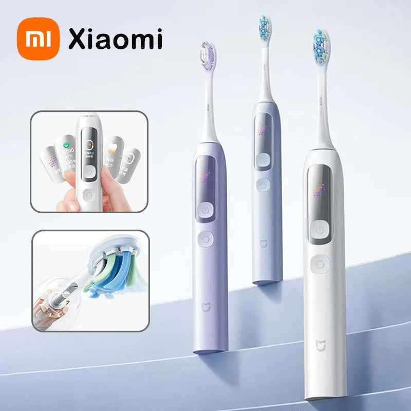 Xiaomi Mijia Smart Servo-Oscillation Electric Toothbrush Pro,IPX8 Waterproof & Travel Lock,180-day Long Battery Life,App Control