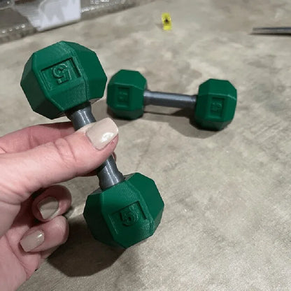 2 Pcs/set Toy Dumbbells Innovative Miniature Plastic Baby Dumbbell Set - Creative Toys for Toddlers