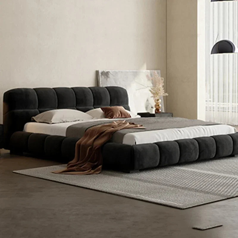Beauty European Bed Modern Bedroom Sun Double King Size Luxury Bed Wooden Sleeping Safe Massage Camas De Casal Salon Furniture
