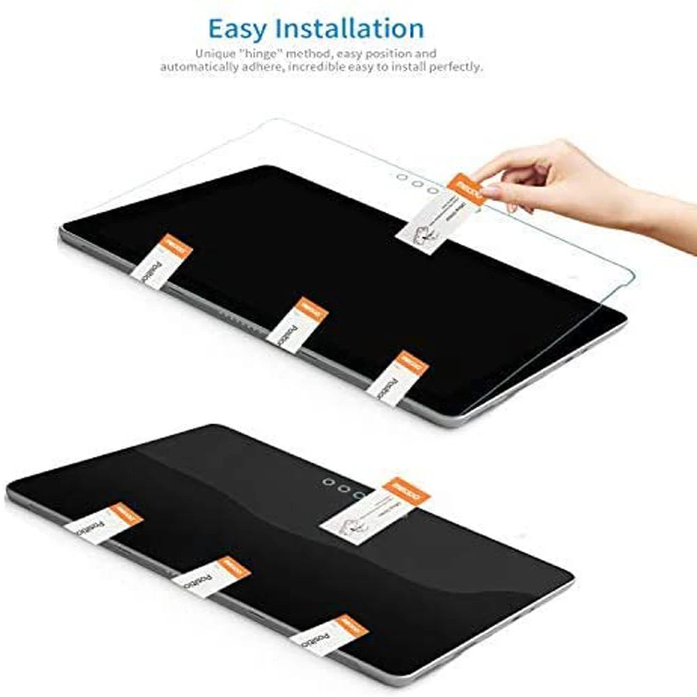 2 Stück Glas für Samsung Galaxy Tab S10+ S10 Plus 12,4 Zoll 2024, kratzfestes gehärtetes Glas-Displayschutzglas