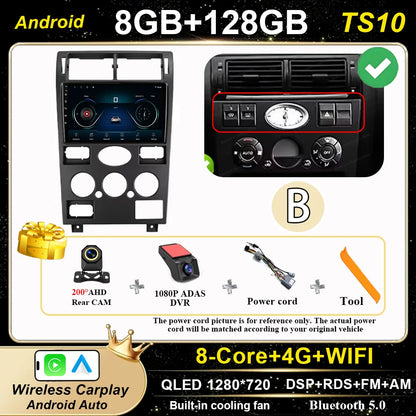 Android 16 GPS Navigation  For Ford Mondeo 2004 -2007 Auto Multimidia Video Player Carplay Head Unit Radio Stereo Car Dvd WIFI