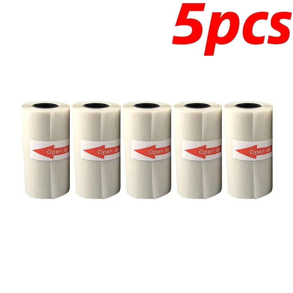 57MM X 30MM Adhesive Transparent Thermal Paper Clear Thermal Sticker Paper For Mini Thermal Printer Photo Printing Paper