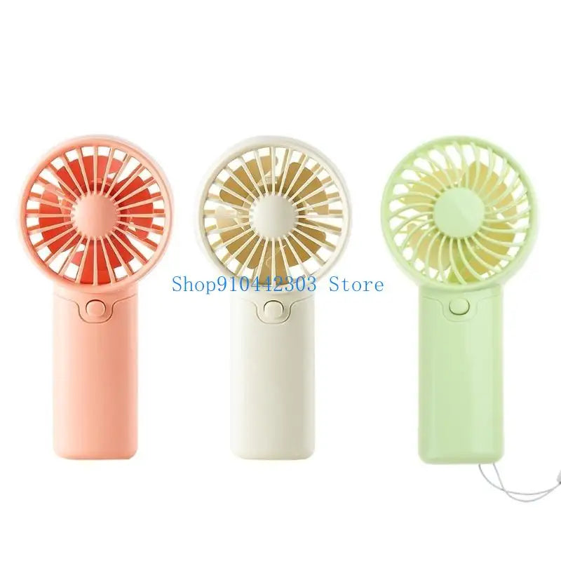 Portable Handheld Fan 1.5V 3A Battery Operated Pocket Fan Outdoor Indoor Activity Summer For Women Travelling