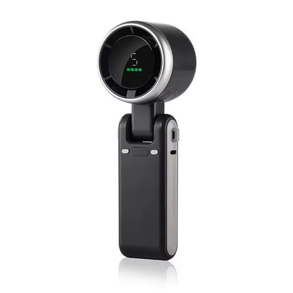 Portable Fan Mini Handheld Rechargeable Bladeless Electric Fan Clip Waist Fan Suitable for Outdoor Ventilation Desktop Small Fan