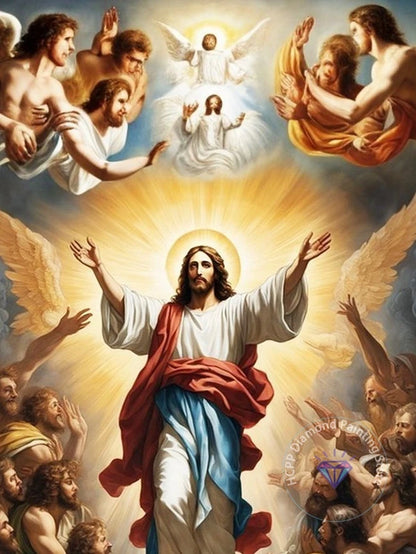 Jesus Christ Cross Diamond Painting Kit 5D DIY Diamond Embroidery Cross Stitch Handmade Art Gift Crafts Home Decor Gift