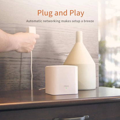 Tenda MW5G Nova Mesh WiFi System 2.4&5Ghz Dual-Band AC1200 Whole Home Gigabit Network Router Extender Covers up to 6000 sq.ft
