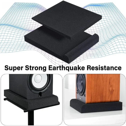 Speaker Sponge Shock Absorbing Pad Desktop Monitor Desktop Speaker Sponge Shock Absorbing Pad Shockproof Sponge Pad Anti-slip