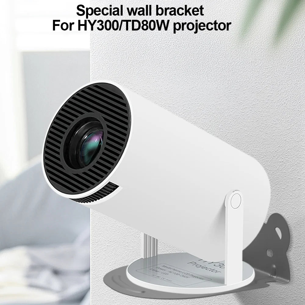 Multipurpose Beam Projector Stand Wall Mount Projector Stand Metal Bracket Compatible with HY300 TD80W projector