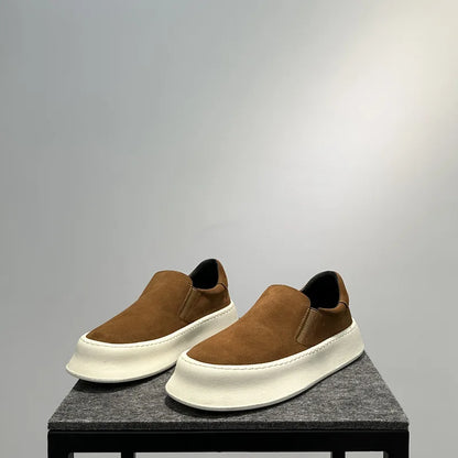 Men Casual Shoes Spring 2026 Comfortable Soft Sole Lightweight Breathable Loafers Fashion Versatile Leisure Slip on Flat Shoes