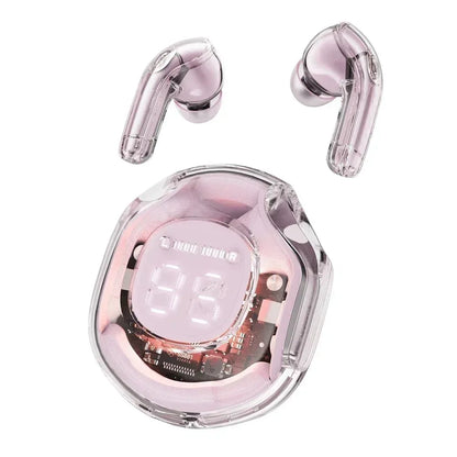 T8 PRO TWS Bluetooth-Ohrhörer, transparent mit LED-Digitalanzeige, kabelloser In-Ear-Kopfhörer für Xiaomi, Huawei, iPhone