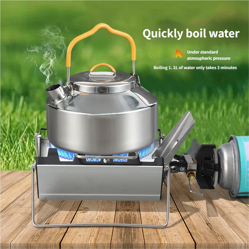 2600W Portable Camping Stove Portable Folding Gas Burner Outdoor Picnic Travel Cooking Grill Cooker Outdoor Camping Stove