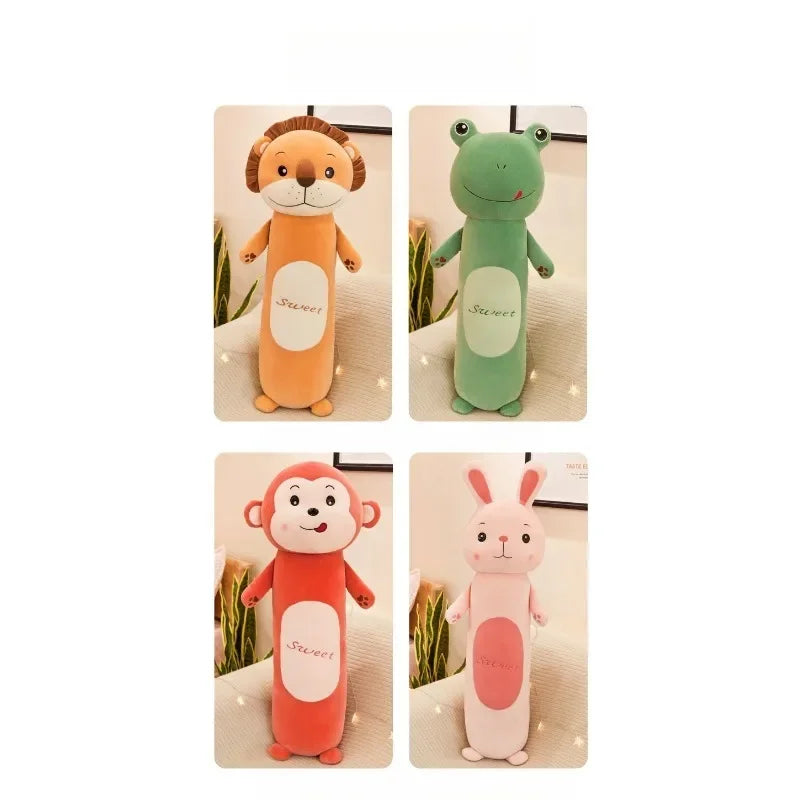 2025 New Pillows for Bedroom Soft and Comfortable Soft Long Sleeping Pillow Delicate and Smooth Cute Animal Cylindrical Pillow