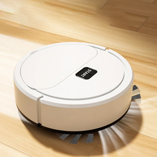 Robot aspirateur balai entièrement automatique, lave-sol, mini nettoyeur pour la maison, Lazybones, balai intelligent 3 en 1