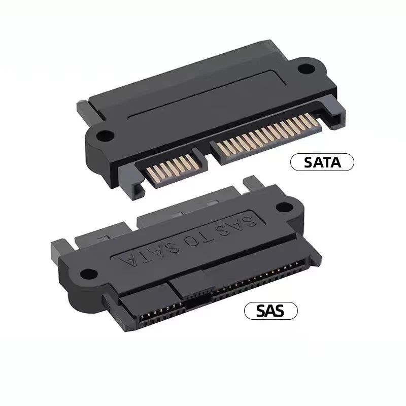 SAS SFF-8482 22Pin to SATA 7-Pin + 15-Pin Converter Adapter Card for SATA-Compatible SAS Hard Disk Drive Motherboard