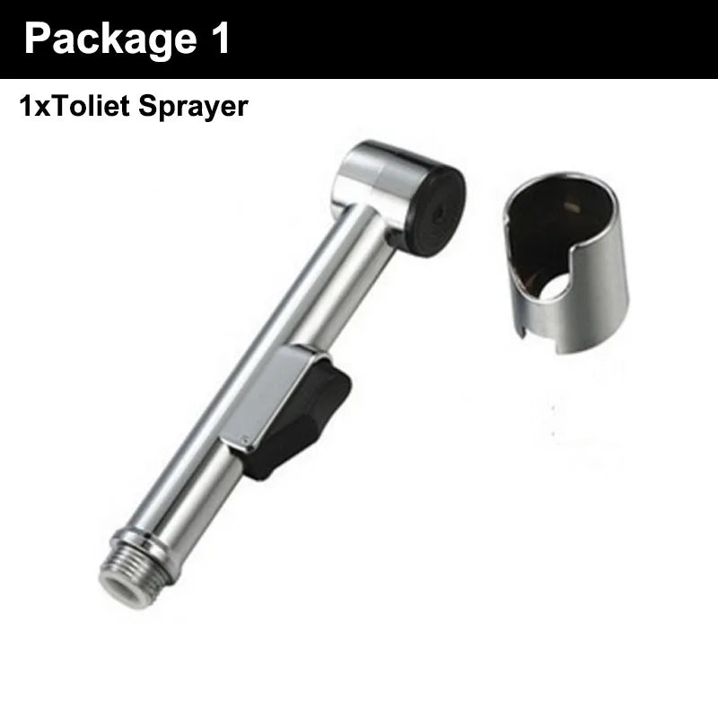Bathroom Hygienic Shower douche Toilet Bidet Sprayer hand ass anal clean wash shower head Holder Water Hose Faucet Accessories