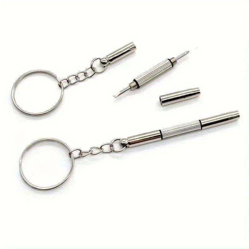 1/2/10pcs Mini Hand Glasses Screwdrivers 3-in-1 Spectacle Repair Kits Multifunction Sunglass Watch Glasses Screwdriver Set with