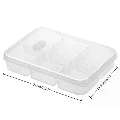 Refrigerator Food Storage Containers, Suitable For Meat And Other Food, Food-grade Airtight Containers, 2/4/6 Compartments.