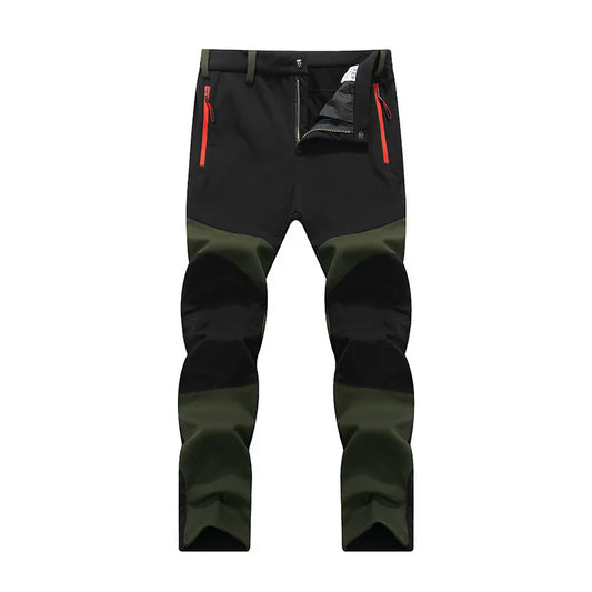 Workwear Pants Men Winter New Men's Thermal Softshell Pants Winter Windproof Waterproof Outdoor Jogging Sports Cargo Pants Man