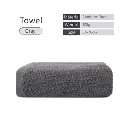 Bamboo Fiber Towels Sets Home Bath Towels for Adults Face Towel Thick Absorbent Luxury Bathroom Towels Hand Towels Quick Drying