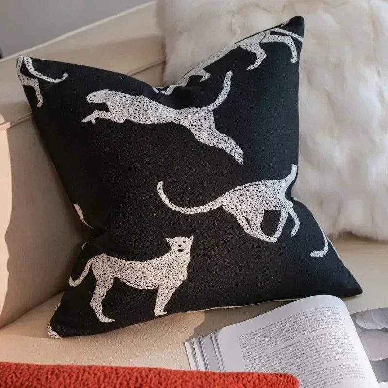High End Luxury Geometric Jacquard Cushion Cover Modern Premium Pillow Covers Decorative 45x45/50x50cm Home Decor Designer