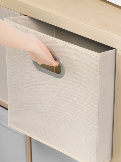 Square id Storage Box Home Dormi Staable Storage Bin Bookcase Storage Box Toy Miscellaneous Item Organizer Basket