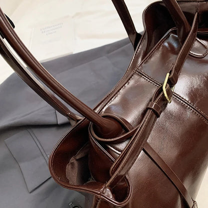 Vintage Handbag for Women Large Capacity 2026 New Underarm Commuting Bag Fashion Female Casual Single Shoulder Tote Bag Handbags
