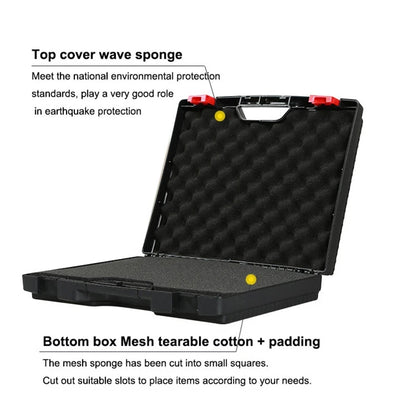 Suitcase Tool Box Professional With Spong Complete Toolbox Cases Portable Plastic Tool Case Safety Equipment Instrument Case