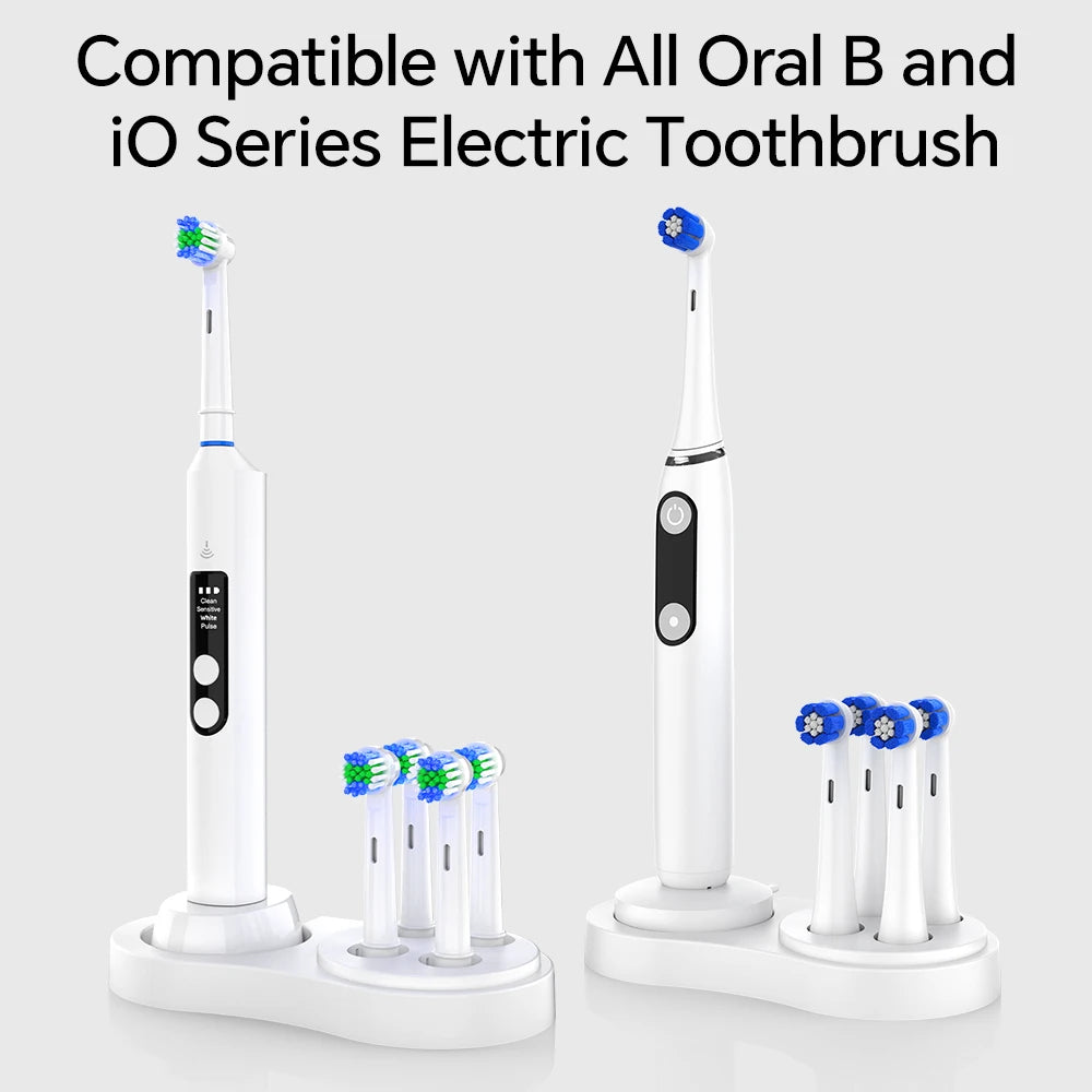 Toothbrush Holder for All Oral B Electric Toothbrush Organizer, iO Electric Toothbrushes & Replacement Brush Heads Storage Stand