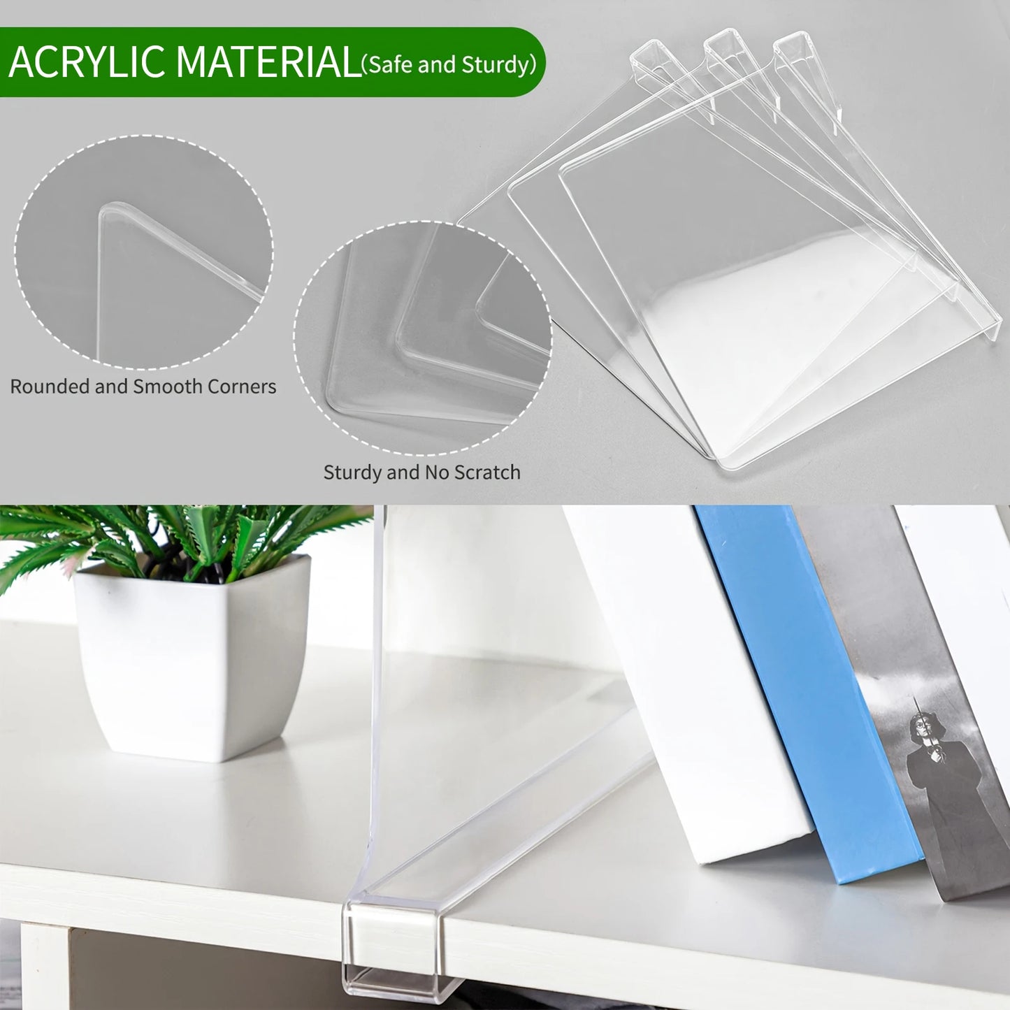 Closet Wardrobe Shelf Dividers Space-saving Shelf Divider Separator for Wardrobe Closet Cabinets wzpi