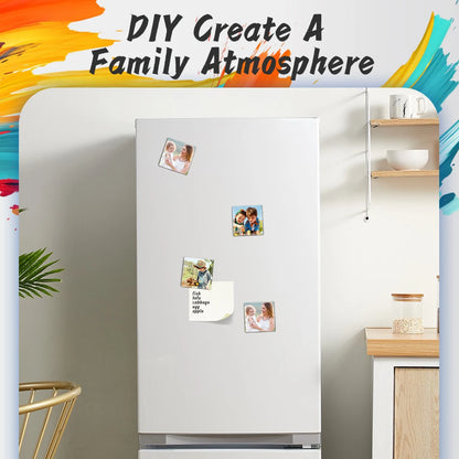 2x2'' Square Refrigerator Magnet Press Machine Fridge Sticker Making Machine Paper Cutter Set , Or 1000pcs Magnets Consumables