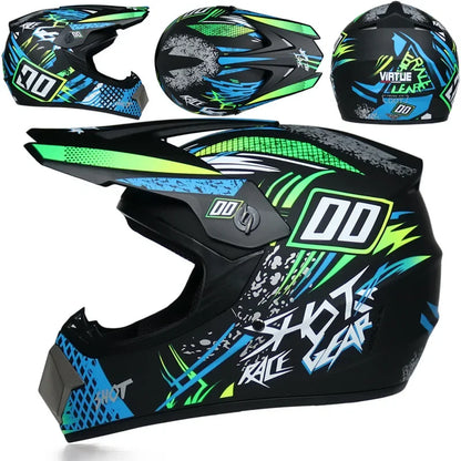 Motorcycle Helmet Children Off-road Helmet For Kids child MotoBike Downhill AM DH Cross safety Helmet Capacete Motocross Casco