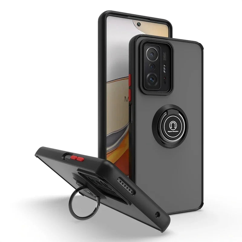 Shockproof Case For Xiaomi 15T 14T 13T 12T 11T 12X 15 14 13 12 Mi 11 Lite 5G NE 10T 9T Pro 11i Translucent Magnet Case Cover