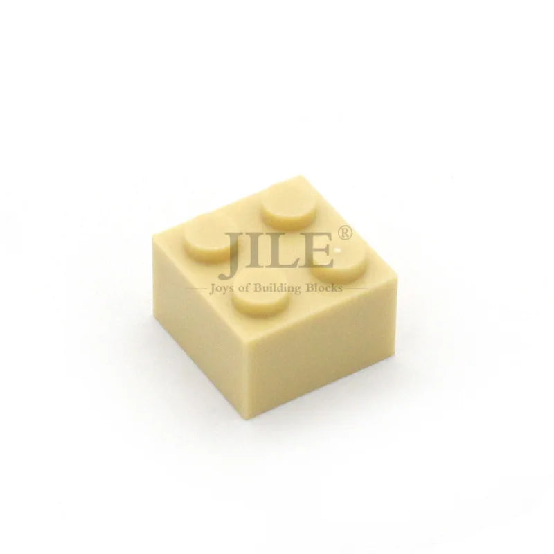 50pcs MOC Building Blocks Brick 2x2 3003 DIY Enlighten Creative Basics Classic Sets Compatible with Assembles Particles Toys