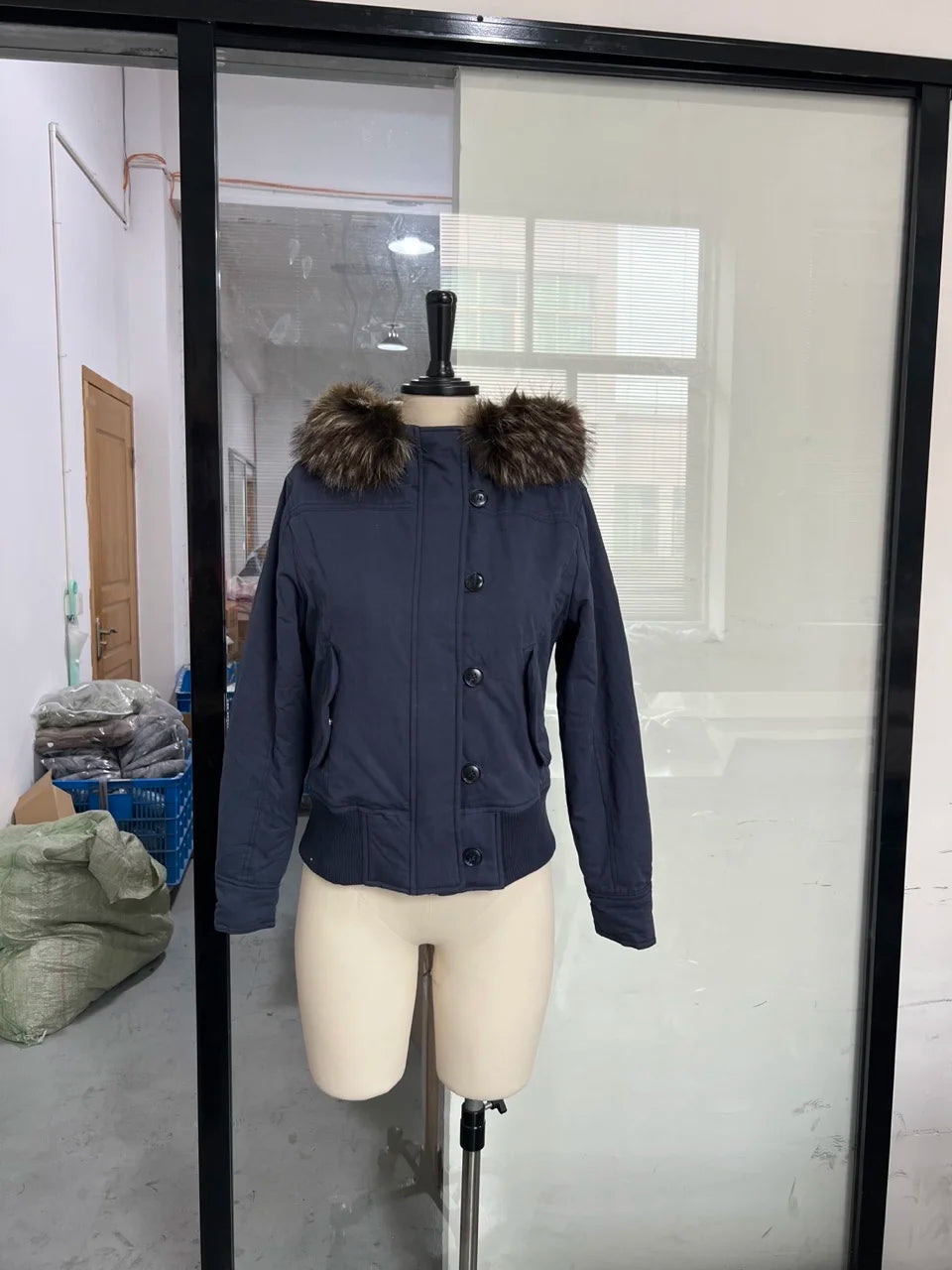 2025 New Lady Trendy Y2k Jackets Vintage Slim Hooded Fall Women Fur Collar Cozy Coat Retro Winter Autumn High Street Outerwear