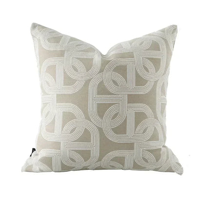 High End Luxury Geometric Jacquard Cushion Cover Modern Premium Pillow Covers Decorative 45x45/50x50cm Home Decor Designer