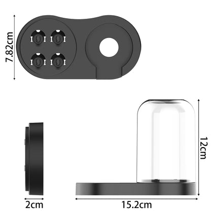 Toothbrush Holder for Oral B and iO Series Electric Toothbrush, Toothbrush Heads Stand Base for Oral B Electric Toothbrushes