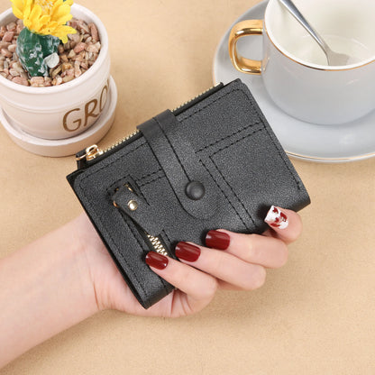 Ladies' wallet; short purse for women; high-end feeling cross-border multi-functional coin purse for women
