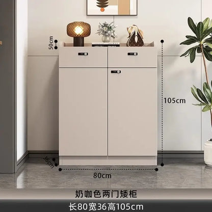 Shoe Storage Cabinet Wood Entryway Storage Store Organizer Display Rack Shelves Retail Display Rack Shelves for Retail Store