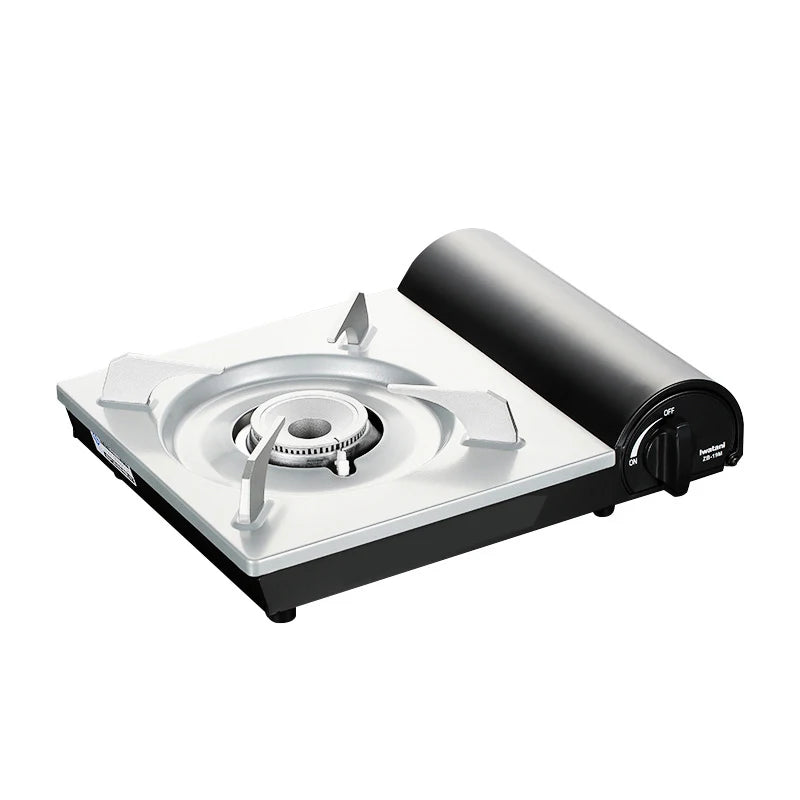 Outdoor Travel Portable Black Gas Stove Hot Pot Restaurant Restaurant Commercial Single Gas Stove RV Gas Stove