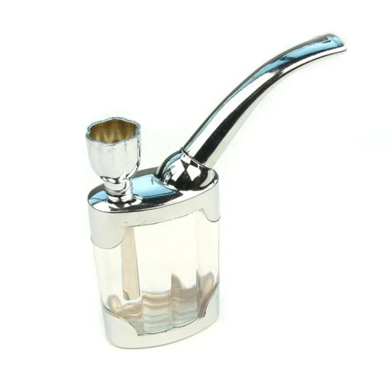 Complete set Cleanable Acrylic Smoking Pipe Fashion Microfilter Tobacco Pipe Circulation Reduce Tar Smoke filter Cigarette Tool
