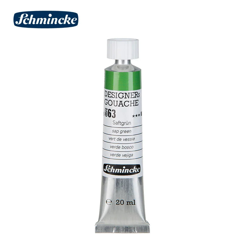 Germany Schmincke Designer Gouache Paint Tube 20ml Opaque Gouache Paint Professional Artist 48 Colors Drawing Art Supplies Cute