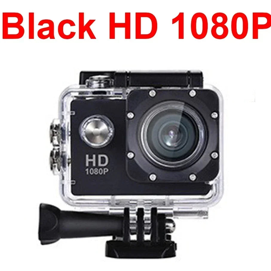 Action Camera Ultra Full HD 1080P 2.0-inch Screen Camcorder Underwater Waterproof Video Recording Sport Extreme Go Pro Cam