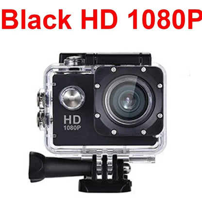 Action Camera Ultra Full HD 1080P 2.0-inch Screen Camcorder Underwater Waterproof Video Recording Sport Extreme Go Pro Cam