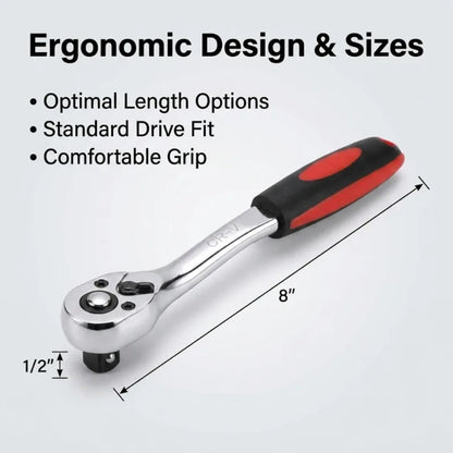 72 Tooth Quick Ratchet Wrench   Wrenches Two-way Socket Wrench Repair Tools for for Vehicle Bicycle