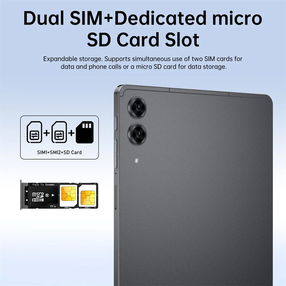 High-end Pad 7S pro Children Tab Global Version 10.Inch Android 15 22GB+2TB Tablet 5G Dual SIM Original Kids Gift Tablet PC+Box