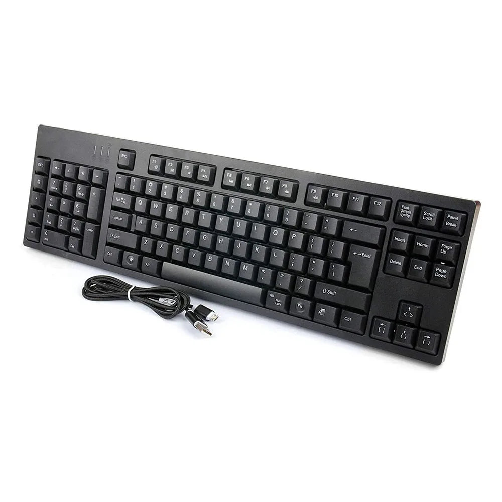 Multimedia 109 Keys Mechanical Gamer Keyboard Left Hand Ergonomic Keyboard+Dual USB HUB Keyboard Wired Keyboard for Laptop PC