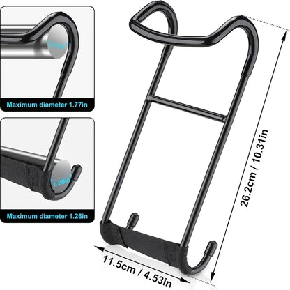 Dumbbell hook, dumbbell assist hook, thickened rubber coated anti slip multifunctional dumbbell hook, home auxiliary horizontal